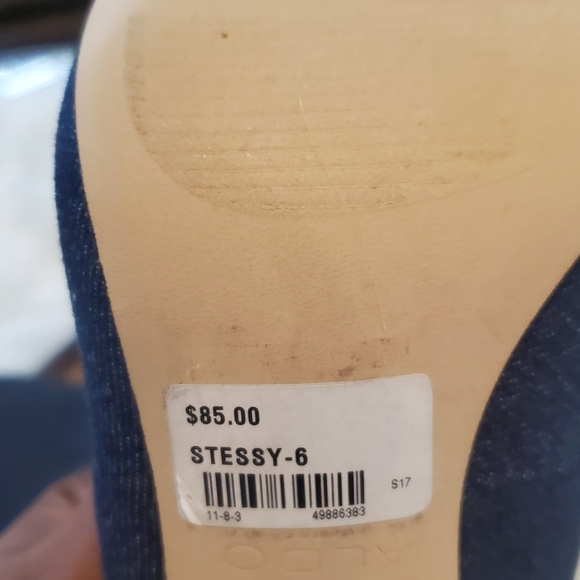 New denim Aldo high heel shoes - Picture 11 of 11